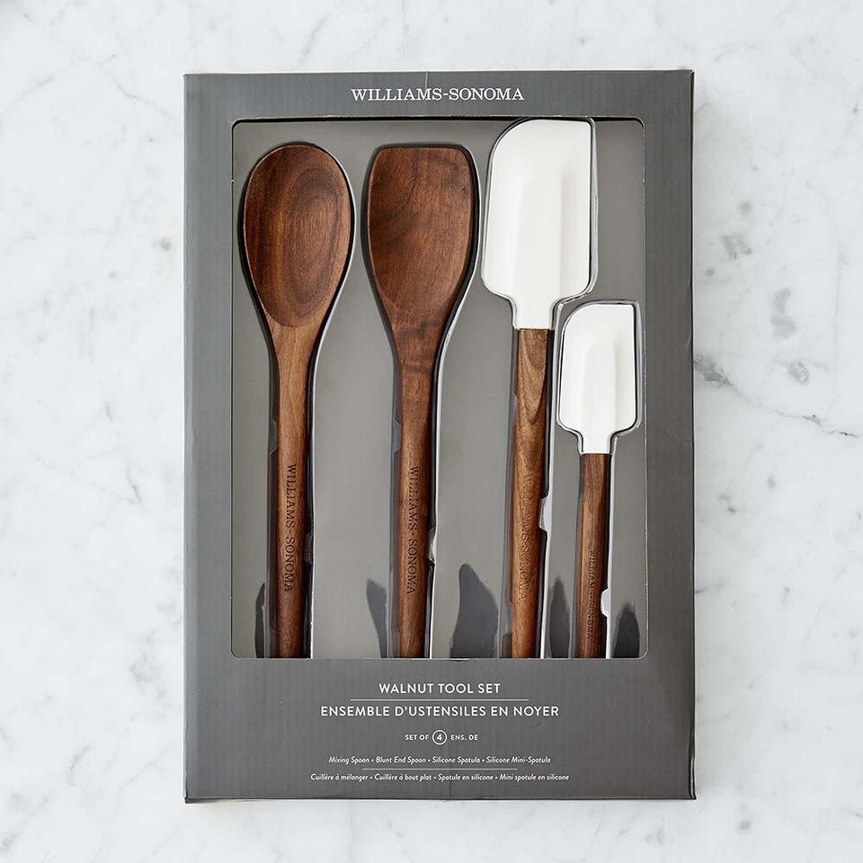 Walnut Kitchen Tools, Set of 4 Williams Sonoma AU